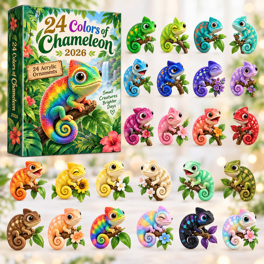 24 Colors Of Chameleon Advent Calendar 2026 - 24-Day Festive Countdown
