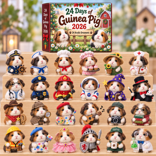 24 Days Of Guinea Pig Advent Calendar 2026 - 24-Day Festive Countdown