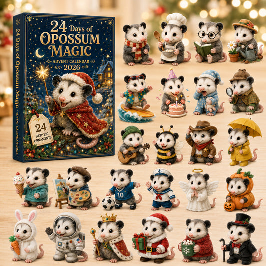 24 Days Of Opossum Magic Advent Calendar 2026 - 24-Day Festive Countdown