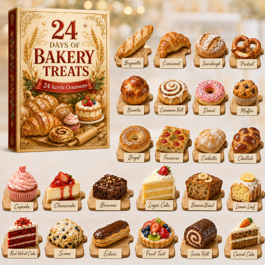 24 Days of Bakery Treats Advent Calendar 2026 - 24-Day Festive Countdown