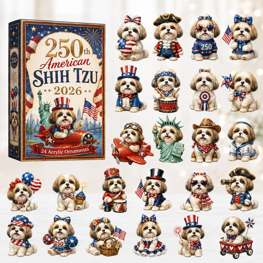 250th American Shih Tzu Advent Calendar 2026 - 24-Day Festive Countdown