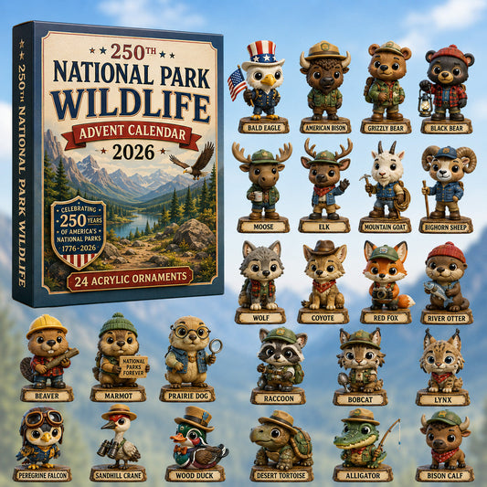 250th National Park Wildlife Advent Calendar 2026 - 24-Day Festive Countdown