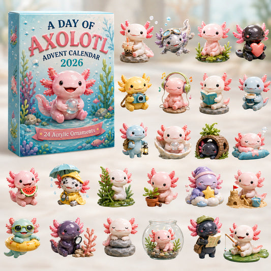 A Day Of Axolotl Advent Calendar 2026 - 24-Day Festive Countdown