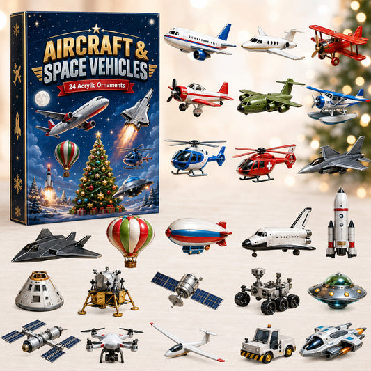 Aircraft & Space Vehicles Advent Calendar 2026 - 24-Day Festive Countdown