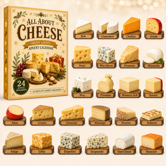 All About Cheese Advent Calendar 2026 - 24-Day Festive Countdown
