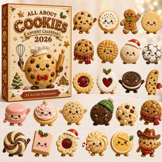 All About Cookies Advent Calendar 2026 - 24-Day Festive Countdown
