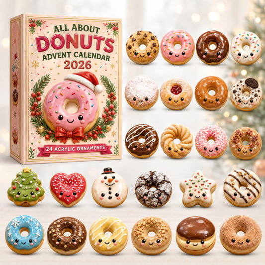 All About Donuts Advent Calendar 2026 - 24-Day Festive Countdown