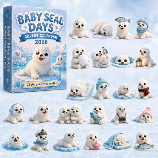 Baby Seal Days Advent Calendar 2026 - 24-Day Festive Countdown
