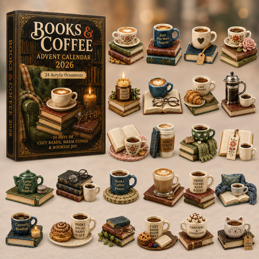 Book & Coffee Advent Calendar 2026 - 24-Day Festive Countdown