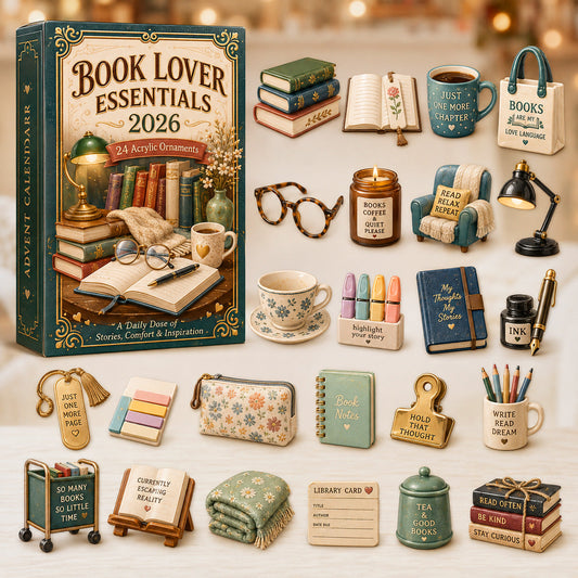 Book Lover Essentials Advent Calendar 2026 - 24-Day Festive Countdown