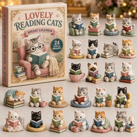 Bookish Cats Advent Calendar 2026 - 24-Day Festive Countdown
