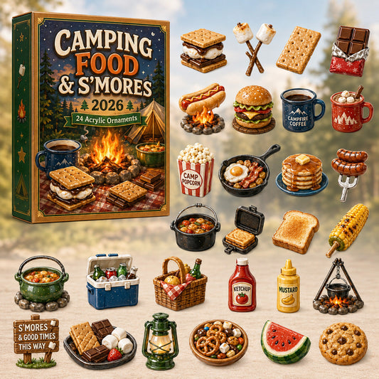 Camping Food & Smores Advent Calendar 2026 - 24-Day Festive Countdown