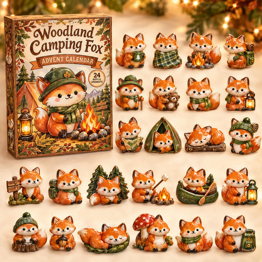 Camping Fox Advent Calendar 2026 - 24-Day Festive Countdown