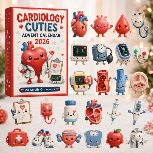Cardiology Cuties Advent Calendar 2026 - 24-Day Festive Countdown