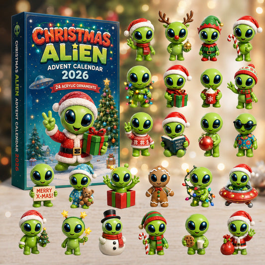 Christmas Alien Advent Calendar 2026 - 24-Day Festive Countdown