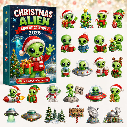 Christmas Alien Area Advent Calendar 2026 - 24-Day Festive Countdown