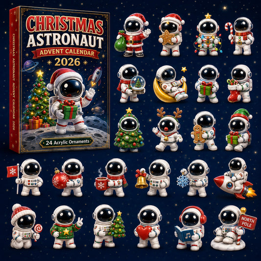 Christmas Astronaut Advent Calendar 2026 - 24-Day Festive Countdown