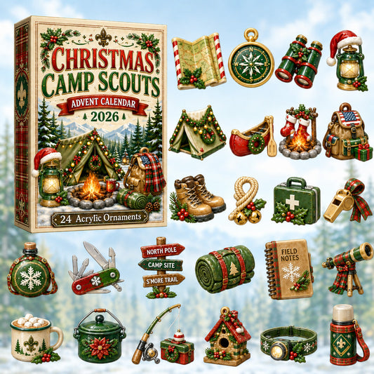Christmas Camp Scouts Advent Calendar 2026 - 24-Day Festive Countdown