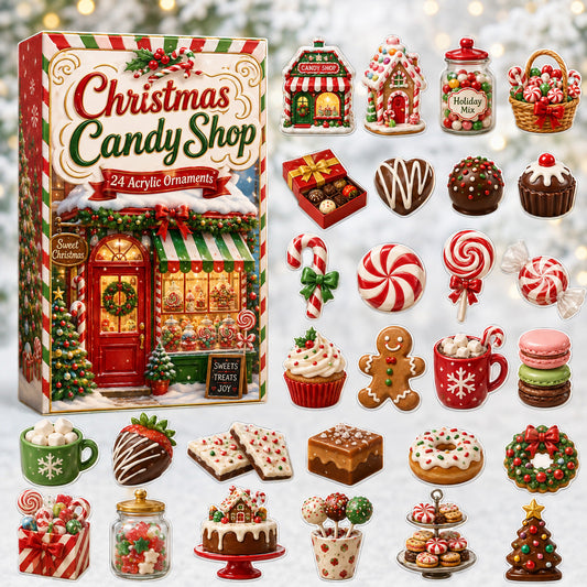 Christmas Candy Shop Advent Calendar 2026 - 24-Day Festive Countdown