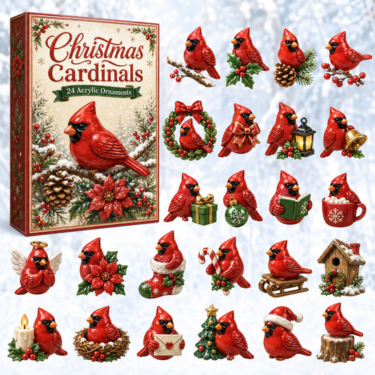 Christmas Cardinals Advent Calendar 2026 - 24-Day Festive Countdown