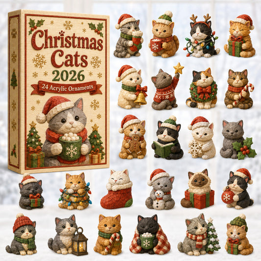 Christmas Cat House Advent Calendar 2026 - 24-Day Festive Countdown