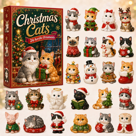 Christmas Cats Advent Calendar 2026 - 24-Day Festive Countdown