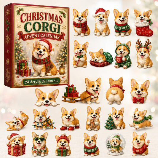 Christmas Corgi Advent Calendar 2026 - 24-Day Festive Countdown