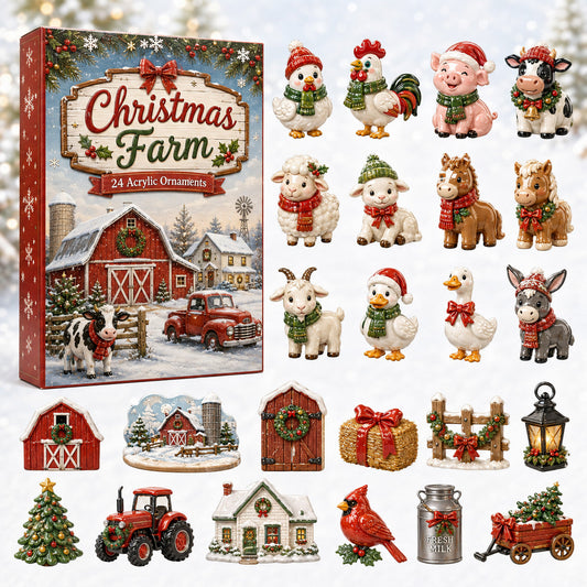 Christmas Farm Merry Advent Calendar 2026 - 24-Day Festive Countdown