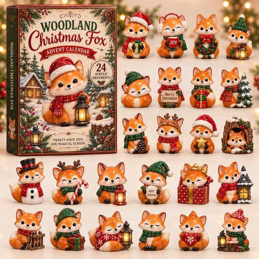 Christmas Fox Advent Calendar 2026 - 24-Day Festive Countdown
