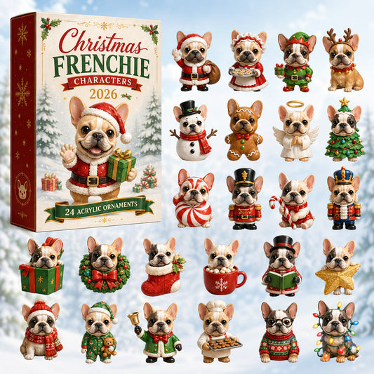 Christmas Frenchie Advent Calendar 2026 - 24-Day Festive Countdown