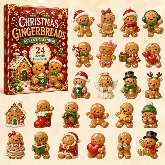 Christmas Gingerbreads Advent Calendar 2026 - 24-Day Festive Countdown
