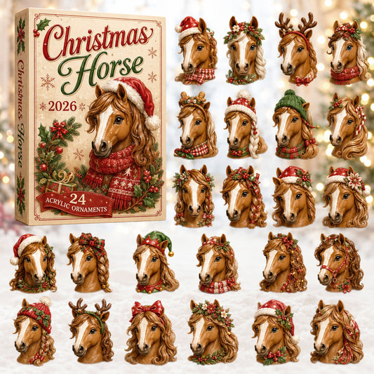 Christmas Horse Advent Calendar 2026 - 24-Day Festive Countdown