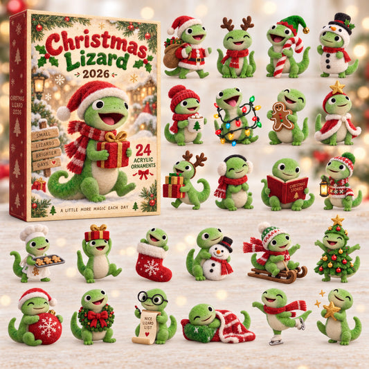 Christmas Lizard Advent Calendar 2026 - 24-Day Festive Countdown