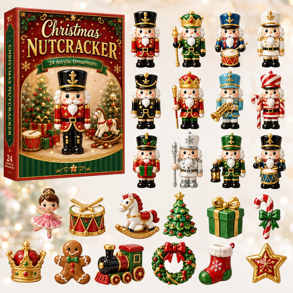 Christmas Nutcracker Advent Calendar 2026 - 24-Day Festive Countdown