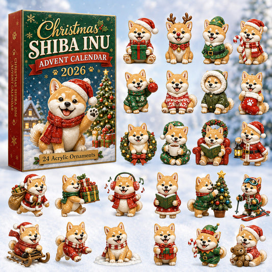 Christmas Shiba Inu Advent Calendar 2026 - 24-Day Festive Countdown