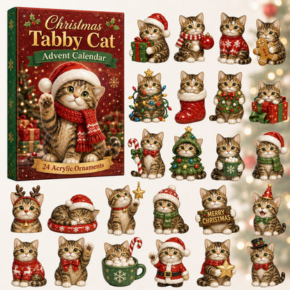 Christmas Tabby Cat Advent Calendar 2026 - 24-Day Festive Countdown