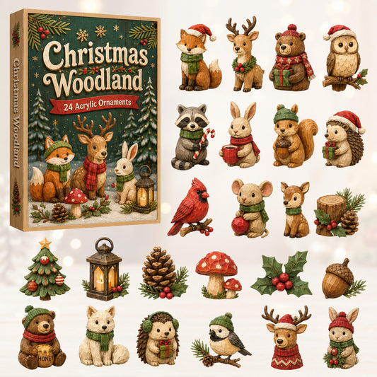 Christmas Woodland Advent Calendar 2026 - 24-Day Festive Countdown