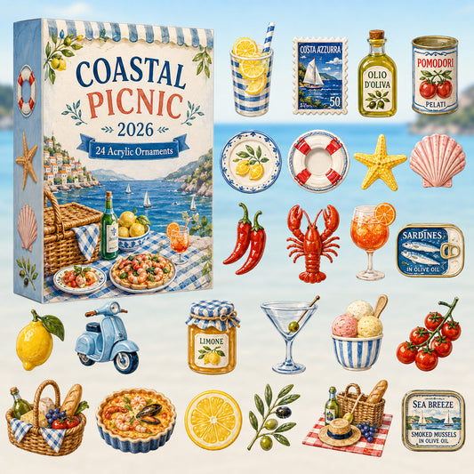 Coastal Picnic Advent Calendar 2026 - 24-Day Festive Countdown