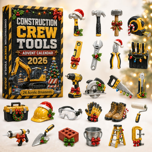 Construction Crew Tools Advent Calendar 2026 - 24-Day Festive Countdown