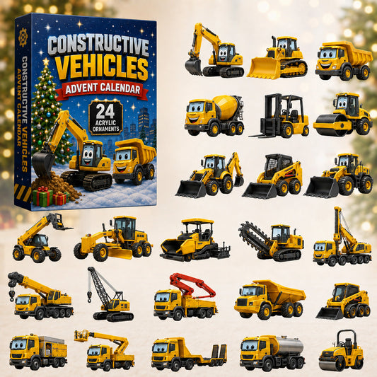 Constructive Vehicles Advent Calendar 2026 - 24-Day Festive Countdown