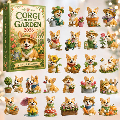 Corgi in the Garden Advent Calendar 2026 - 24-Day Festive Countdown