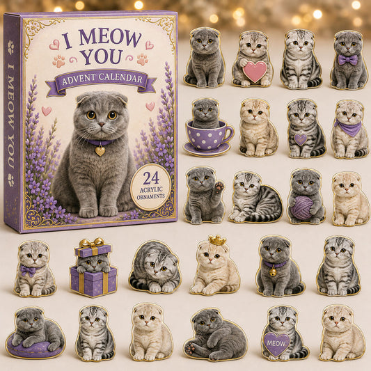 Cozy Cats Advent Calendar 2026 - 24-Day Festive Countdown
