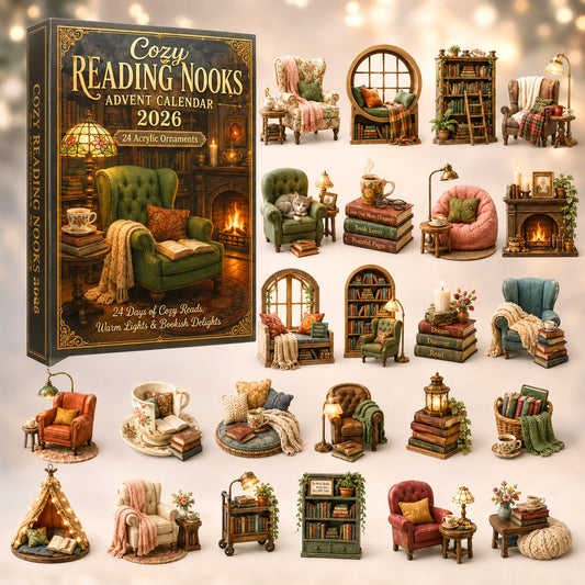 Cozy Reading Nooks Advent Calendar 2026 - 24-Day Festive Countdown