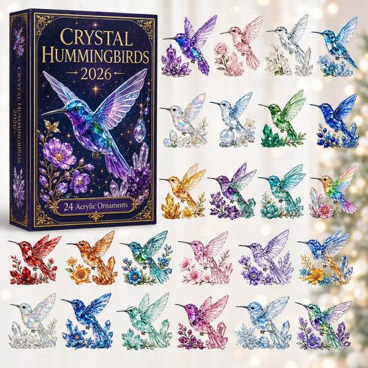 Crystal Hummingbirds Advent Calendar 2026 - 24-Day Festive Countdown