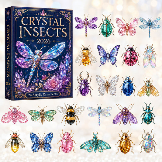 Crystal Insects Advent Calendar 2026 - 24-Day Festive Countdown