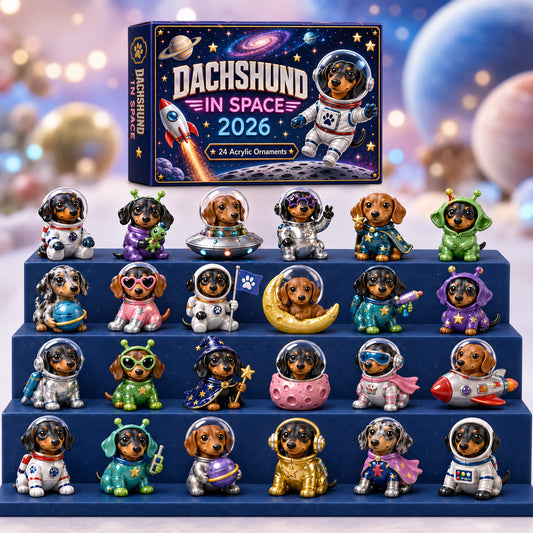 Dachshund In Space Advent Calendar 2026 - 24-Day Festive Countdown