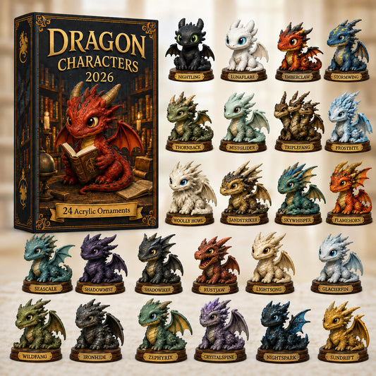 Dragon Characters Advent Calendar 2026 - 24-Day Festive Countdown