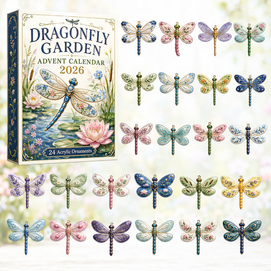 Dragonfly Garden Advent Calendar 2026 - 24-Day Festive Countdown