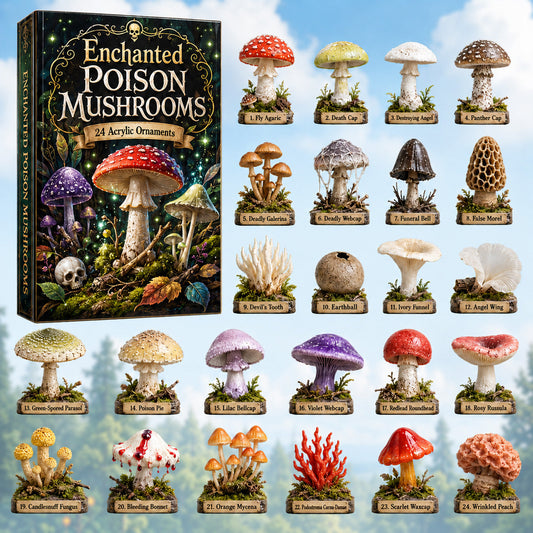 Enchanted Poison Mushrooms Advent Calendar 2026 - 24-Day Festive Countdown