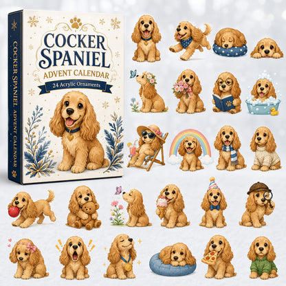 Everyday Cocker Spaniel Advent Calendar 2026 - 24-Day Festive Countdown